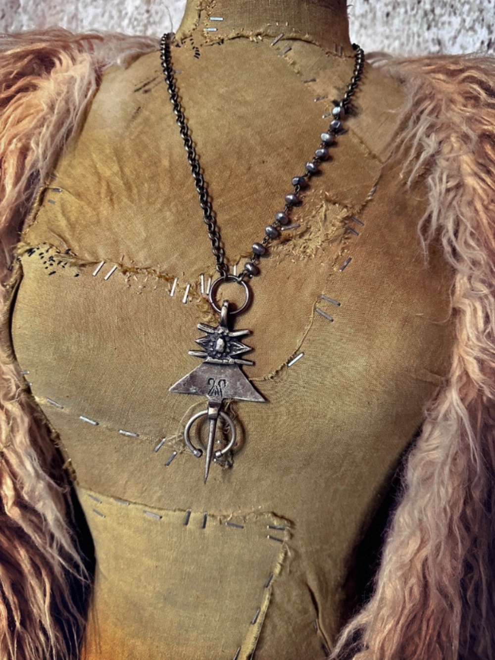 handmade repurposed necklace